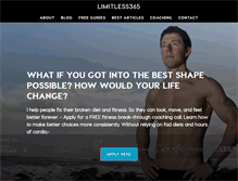 Tablet Screenshot of limitless365.com